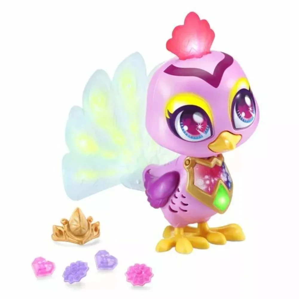 NEW Vtech Myla's Sparkling Friends Color Changing Magic Penny the Peacock